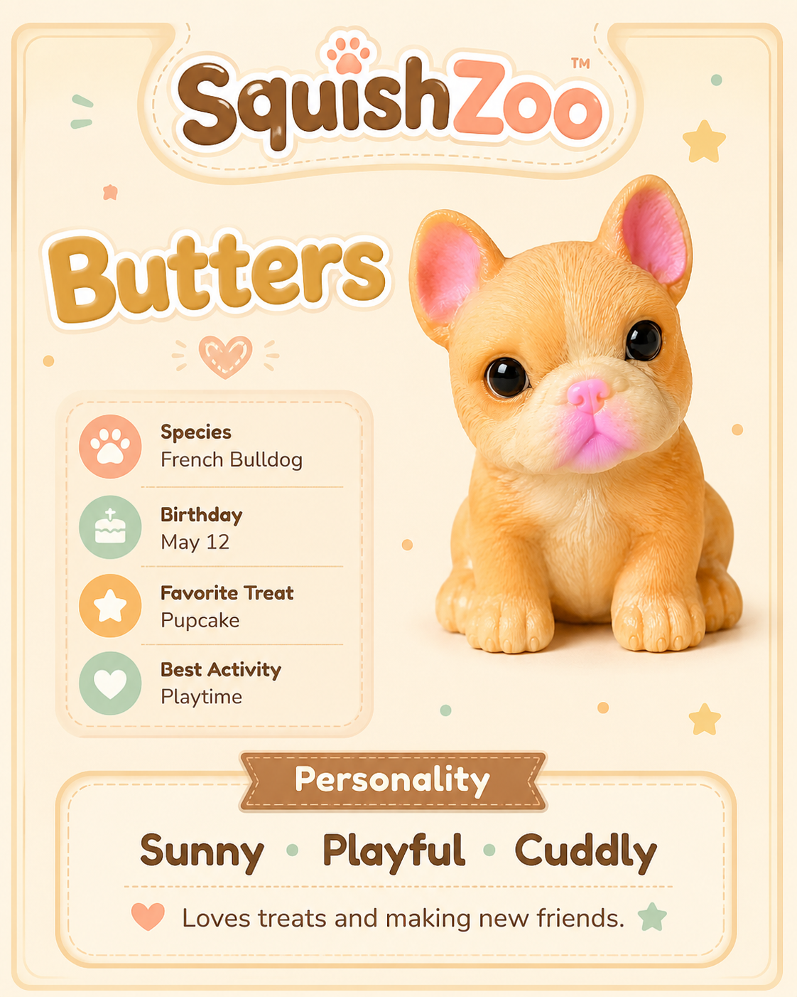 Butters – French Bulldog Slow-Rise Squishy