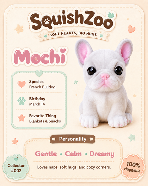 Mochi French Bulldog Squishy | SquishZoo